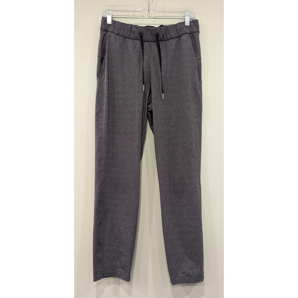 Lululemon On the Fly Pants 27" Inseam in Heathered Black Size 6 - Picture 1 of 8